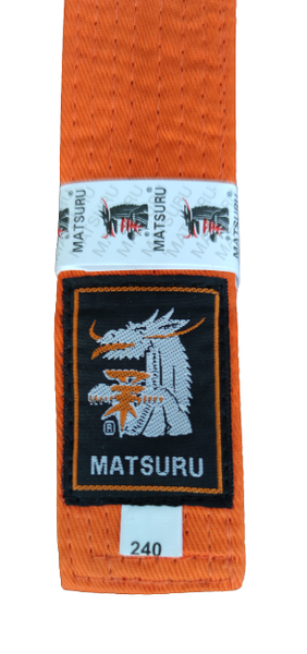 Centura Matsuru Judo Portocalie 240 CM